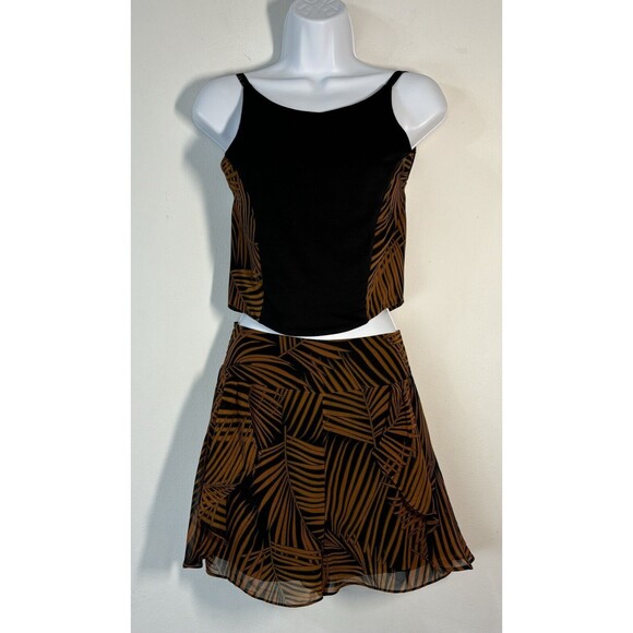 Marciano By Guess Women’s Size XS 2 Piece Short Set In Night Shade Multi - Picture 1 of 11